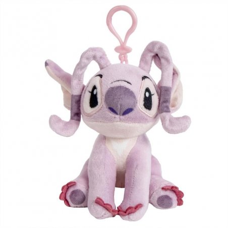 STITCH - Bag Clip Peluche Angel - 12cm
