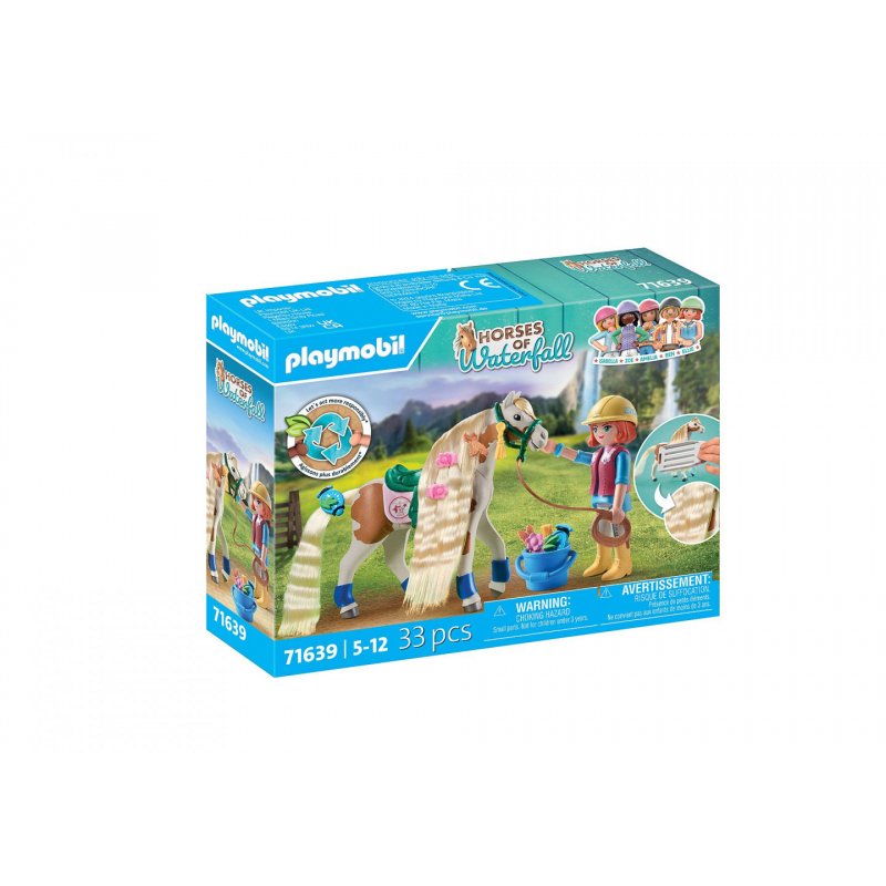 71639 Playm. Ellie & Pferd mit Kreppeisen 7163