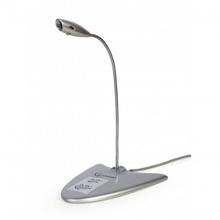 Gembird MIC-DU-01 microphone Argent Microphone de PC