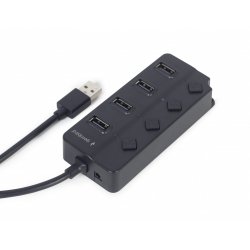 Hub USB 2.0 Gembird - 4 ports (Noir)