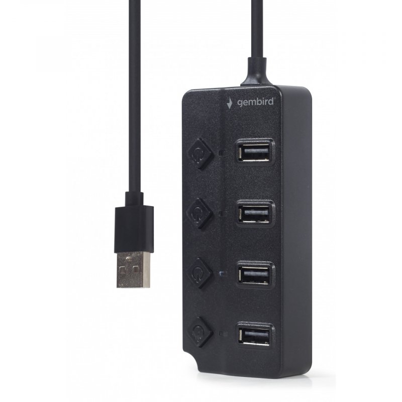 Hub USB 2.0 Gembird - 4 ports (Noir)