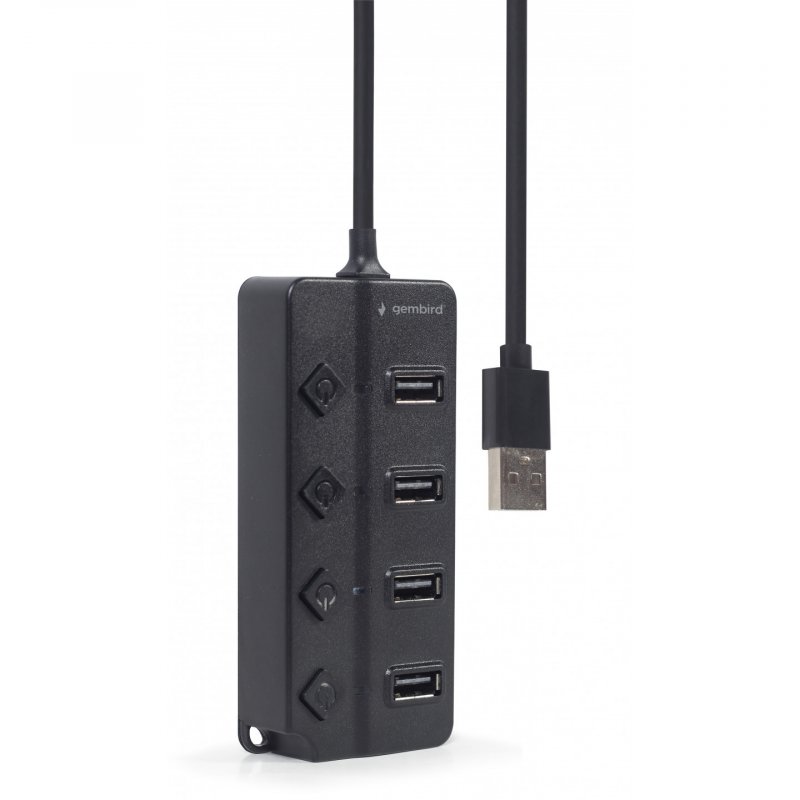 Hub USB 2.0 Gembird - 4 ports (Noir)