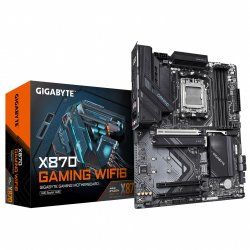 GIGABYTE X870 GAMING WIFI6 Carte Mère - Prend en charge les processeurs AMD Ryzen 9000, 8 2 2 phases VRM, jusqu'à