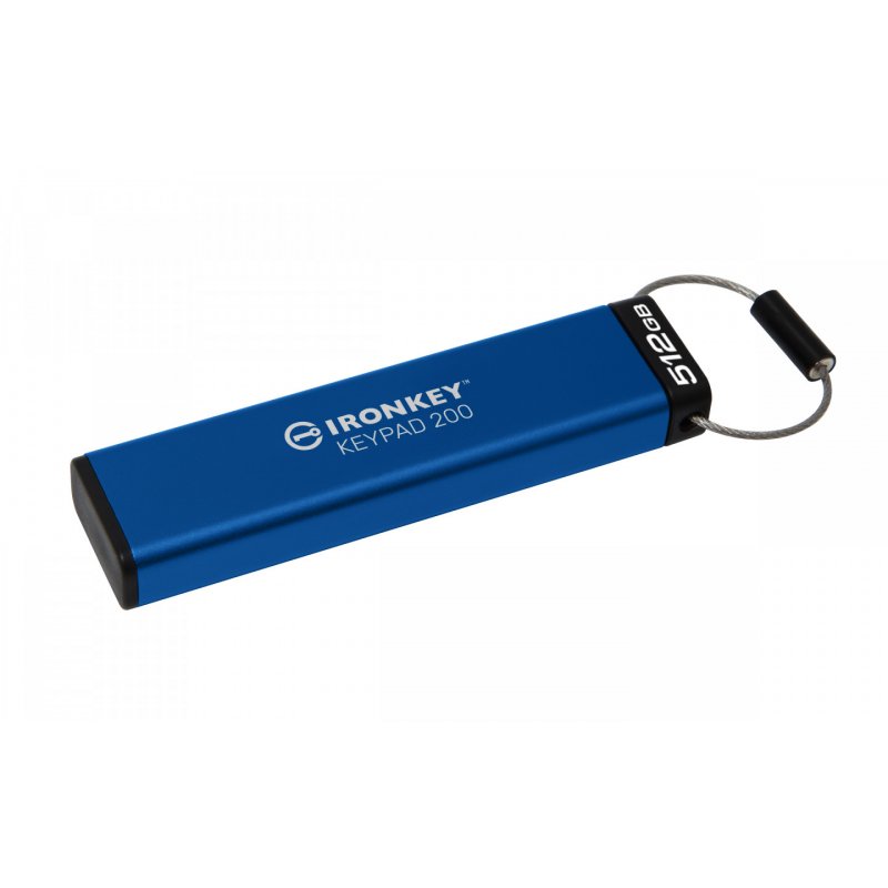Kingston Technology IronKey 512GB Keypad 200, FIPS 140-3 Lvl 3 (Pending) AES-256 Encrypted