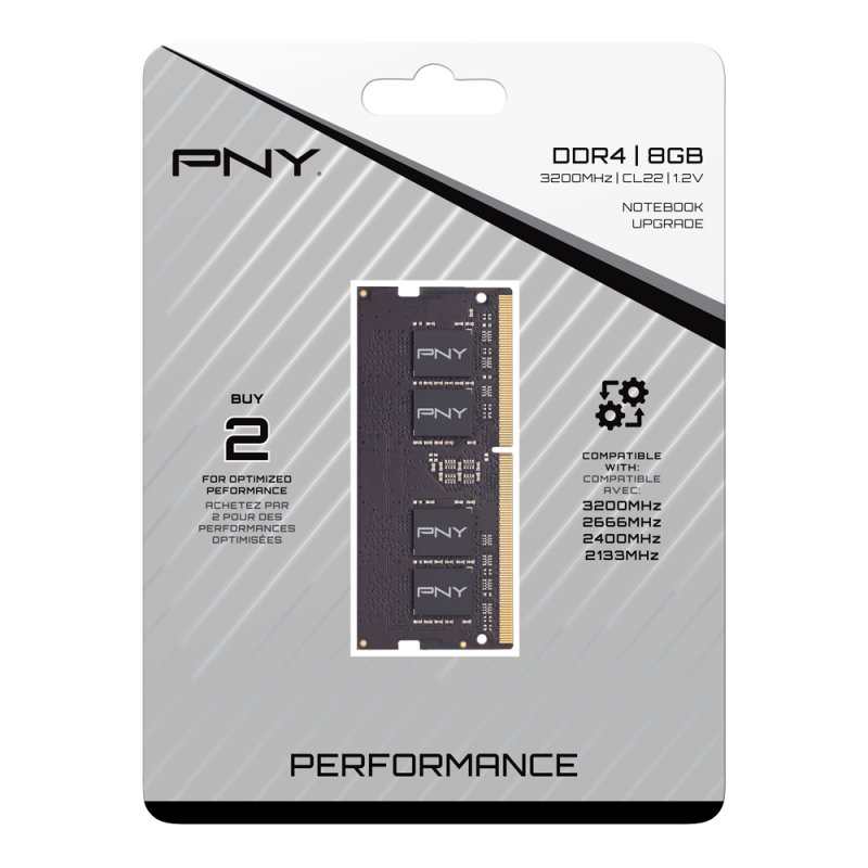 PNY Performance module de mémoire 8 Go 1 x 8 Go DDR4 3200 MHz