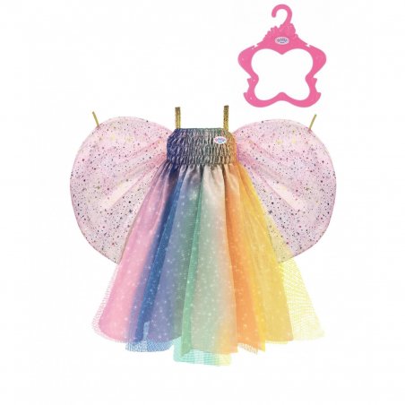 Zapf BABY born Regenbogen Kleid 43cm