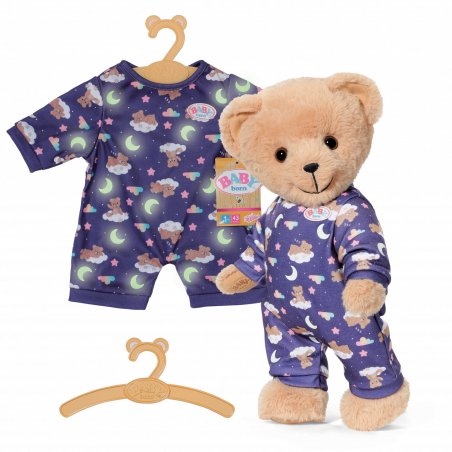 Zapf BABY born Teddy Schlafanzug Glow in the Dark