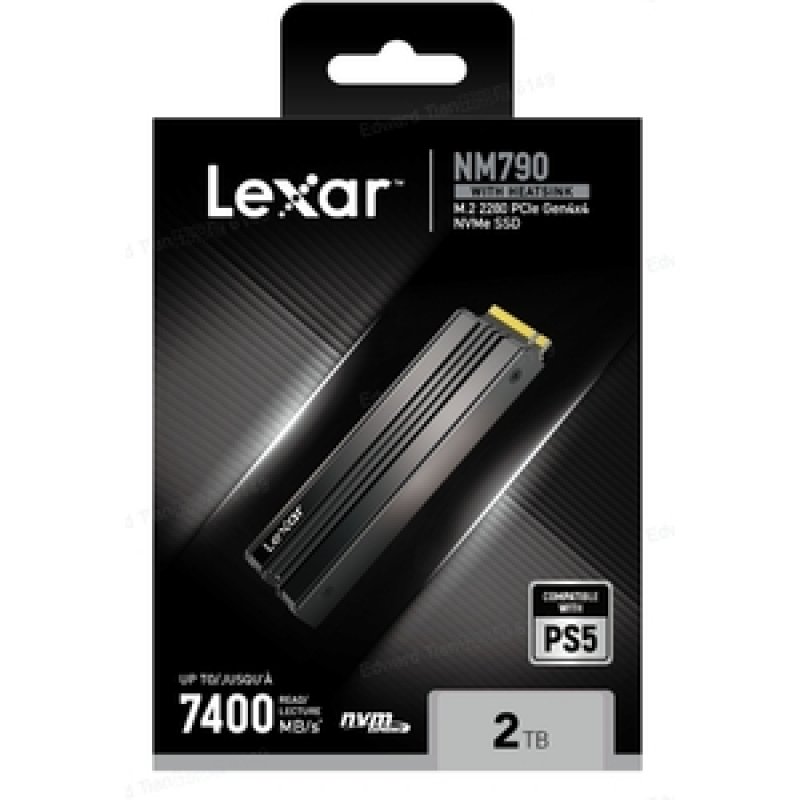 Disque SSD Lexar NM790 2To (2000Go) avec dissipateur - NVMe M.2 Type 2280