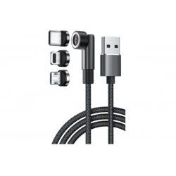 USB Charging Cable with 3 micro B, USB-C , lightning