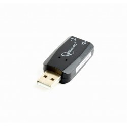 Gembird SC-USB2.0-01 cable gender changer 2 x 3.5mm Black