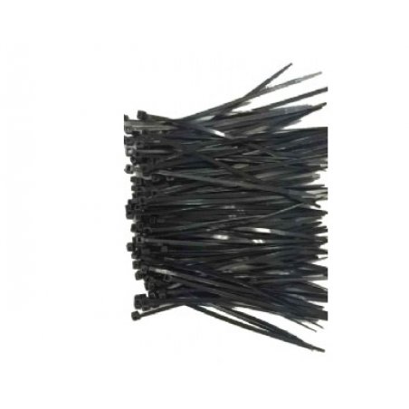 Lot de 100 Colliers plastique/Serre câble CableXpert - 150x3,6mm (Noir)