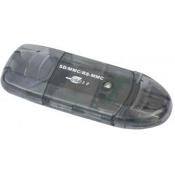 Lecteur de Cartes externe Gembird USB 2.0 (Gris)