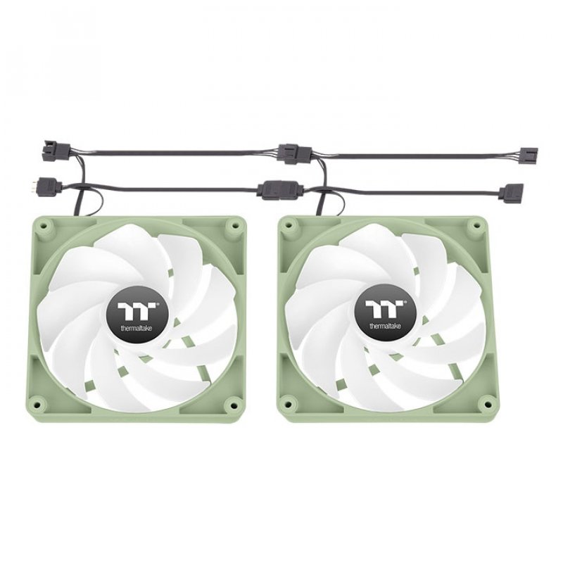 Thermaltake CT120 Reverse ARGB Sync Matcha Green 2 Pack | Gehäuselüfter