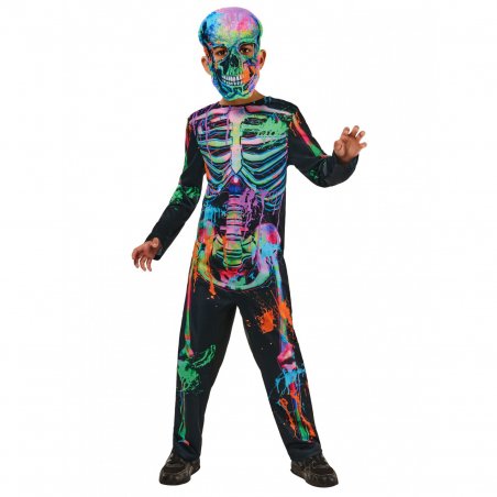 Rubies - Halloween Costume - Bonesky Graffiti Skeleton (122-128 cm)