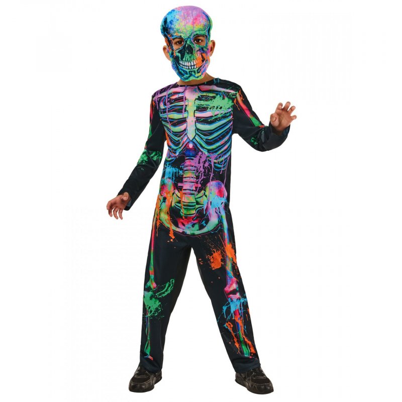Rubies - Halloween Costume - Bonesky Graffiti Skeleton (110-116 cm)