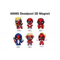 DEADPOOL - Serie 1 - 3D Foam Magnets in blind bags (Display 12 Pcs)