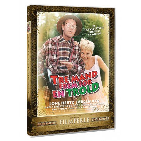 TRE MAND FREM FOR EN TROLD*