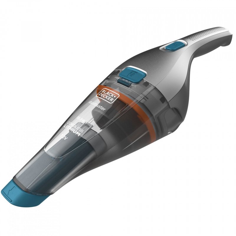 Black & Decker NVC215WA-QW handheld vacuum Blue Silver Bagless