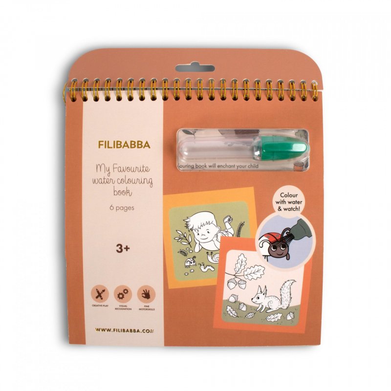 Filibabba - My Favourite Water Colouring Book - Forest - (FI-03326)