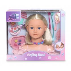 Real UniQ - Styling Head with hair accessories and cosmetic case (30561)