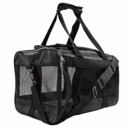 SHERPA - Deluxe Pet Carrier Black Medium 43x28x26,5cm Max 7kg - (7856306550332)
