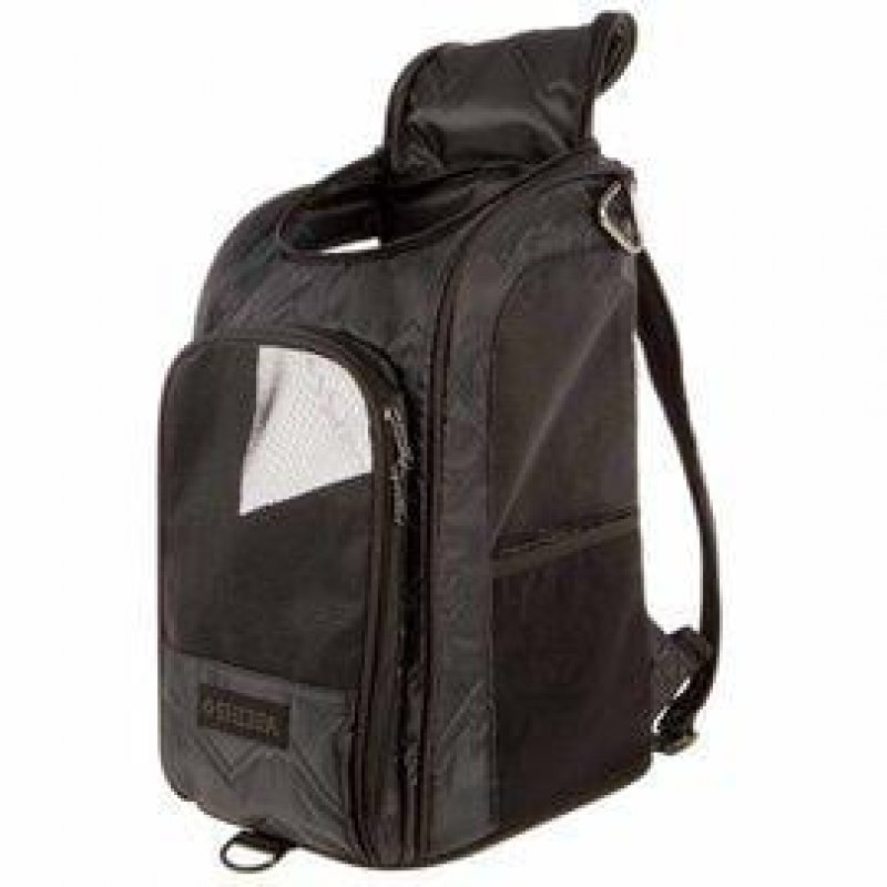 SHERPA - Deluxe Pet Carrier & Backpack Black 43x26,5x26cm 7kg - (786306550417)