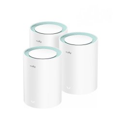 Cudy M1300 3-PACK système Wi-Fi maillé Bi-bande (2,4 GHz / 5 GHz) Wi-Fi 5 (802.11ac) Blanc 1 Interne