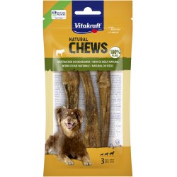 Vitakraft - NATURAL CHEWS cut ox pizzle for dogs 3pcs (58283)