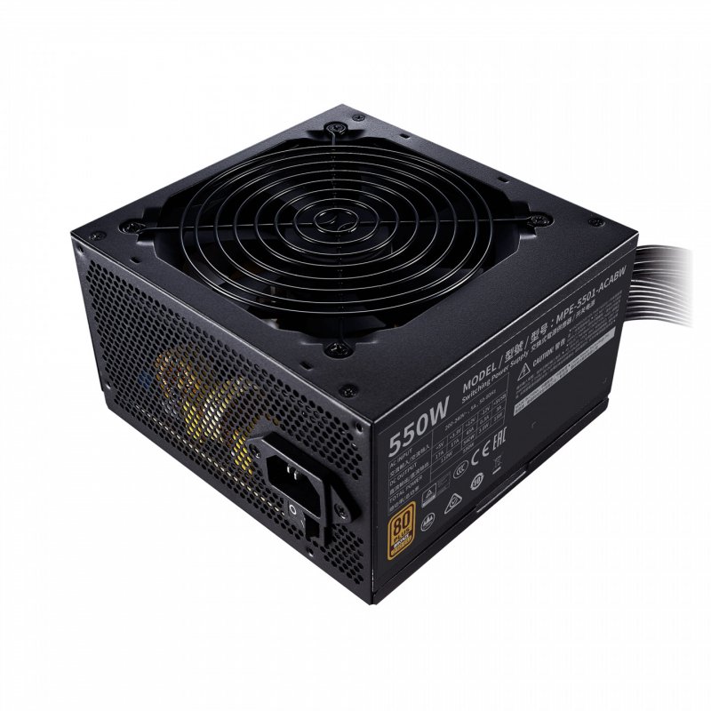 Cooler Master MWE 550 Bronze 230V V2 unité d'alimentation d'énergie 550 W 24-pin ATX ATX Noir