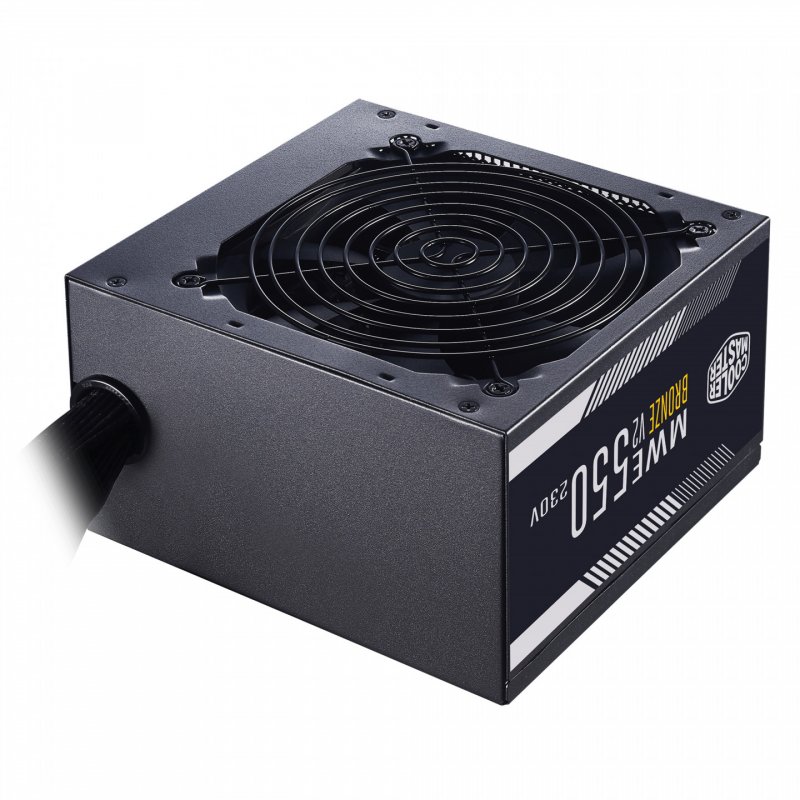 Cooler Master 550W MWE Bronze V2 230V ATX 2.52 PSU, Fully Wired, HDB Bearing Fan, 80 Bronze