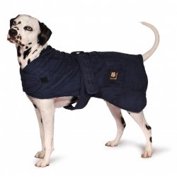 Danish design - Dog bath robe navy 60cm - (D11360)