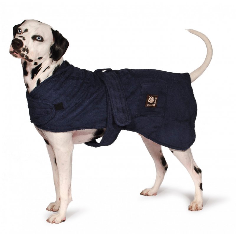 Danish design - Dog bath robe navy 30cm - (D11330)