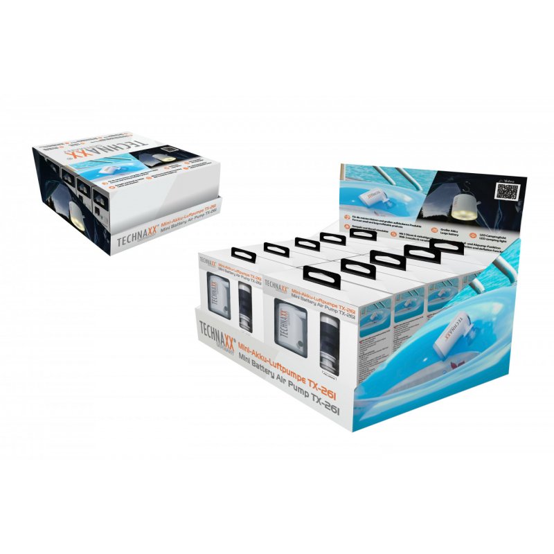 Technaxx - Portable Mini Air Pump - 1300MAH Battery - TX-261