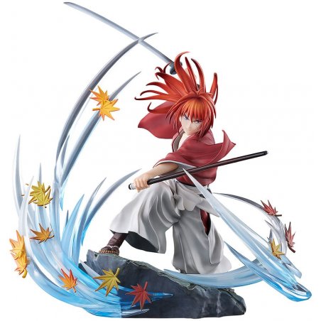 Rurouni Kenshin: Meiji Kenkaku Romantan Kyoto Douran statuette PVC 1/7 Kenshin Himura Souryusen Ver. 27 cm
