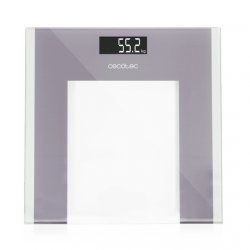 Cecotec Surface Precision Healthy Carré Gris, Transparent, Blanc Pèse-personne électronique