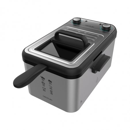 Cecotec CleanFry Infinity 3000 Single Stand-alone 2400 W Deep fryer Stainless steel