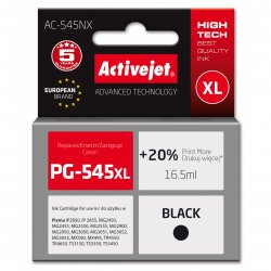 Activejet AC-545NX Printer Ink for Canon Replacement Canon PG-545XL Supreme 16 5ml Black
