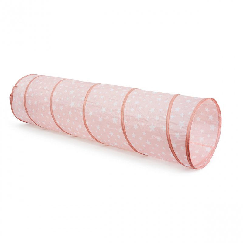 Star - Play Tunnel - Pink - Diameter 47 cm, length 180 cm