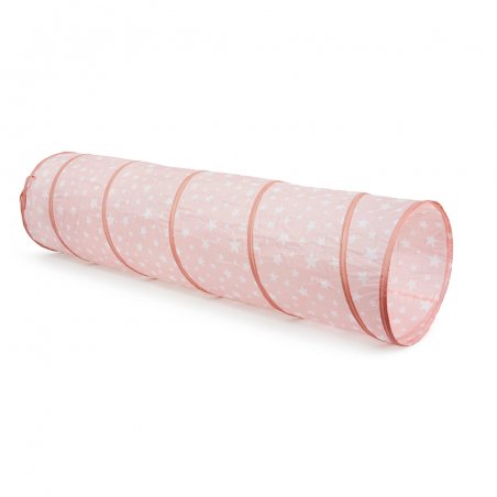 Star - Play Tunnel - Pink - Diameter 47 cm, length 180 cm
