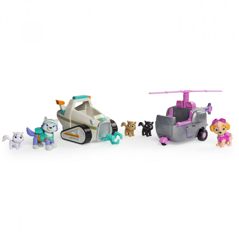 PAW Patrol , Adventure Bay Animal Rescue Playset with Skye & Everest