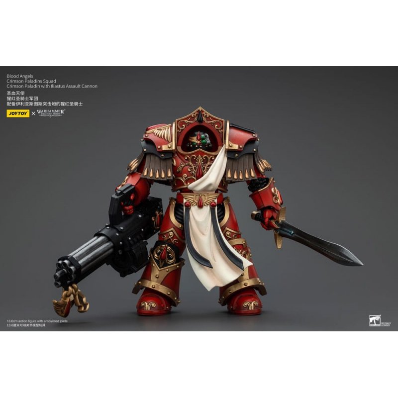Warhammer The Horus Heresy figurine 1/18 Blood Angels Crimson Paladins Squad Crimson Paladin with Iliastus Assault