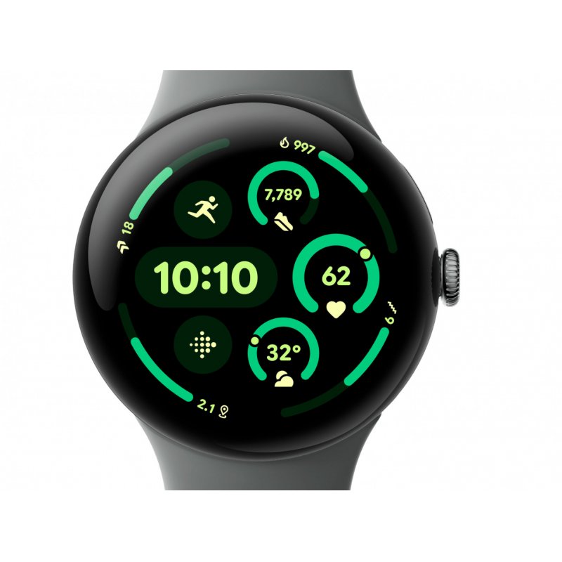 Google Pixel Watch 3 AMOLED Digital Touchscreen 4G Wi-Fi GPS (satellite)