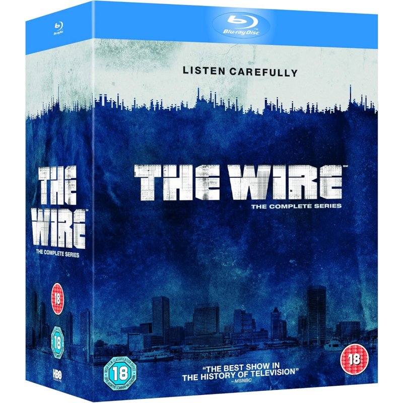 The Wire Seasons 1 to 5 Complete Collection Blu-Ray