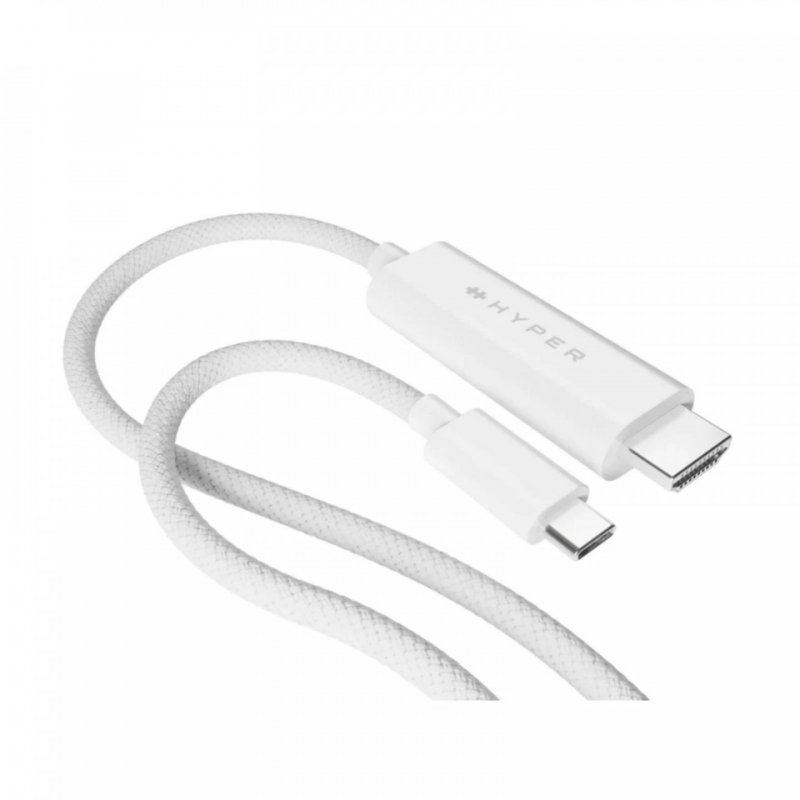 4K USB-C to HDMI Cable - White