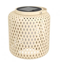 EGLO - Marliano Solar Lantern - Brown/White