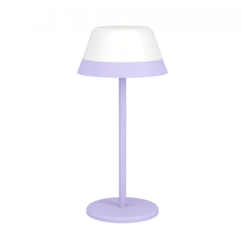 EGLO - MEGGIANO TABLE LAMP - PURPLE/WHITE