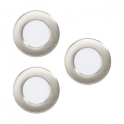 EGLO - FUEVA 5 RECESSED SET - 86mm - satineret nikkel
