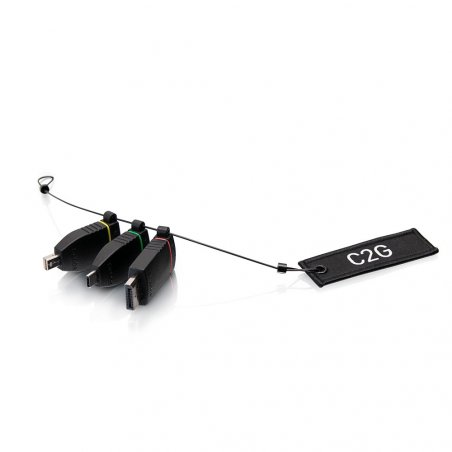 C2G 29878 changeur de genre de câble 3x HDMI Mini DisplayPort, DisplayPort, USB C Noir