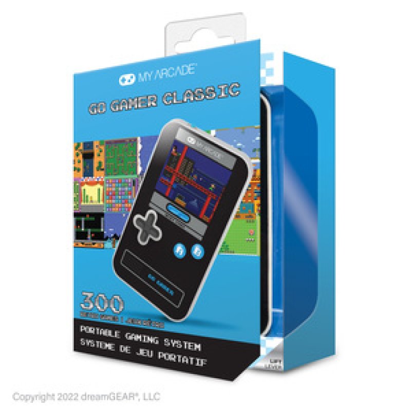 GO GAMER CLASSIC 300 JEU EN 1 NOIR GRIS ET BLEU