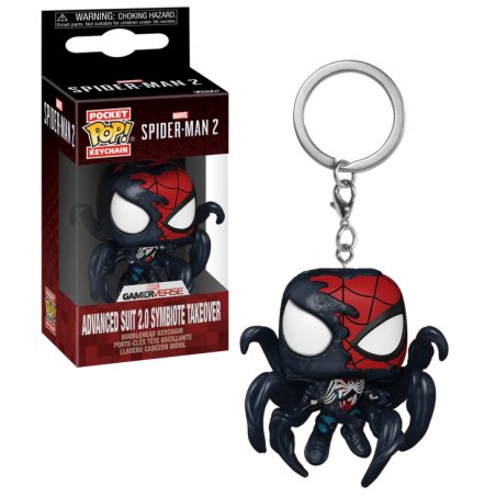 SM2VG - Pocket Pop Keychains - Advanced Suit 2.0 Symbiote Takeover